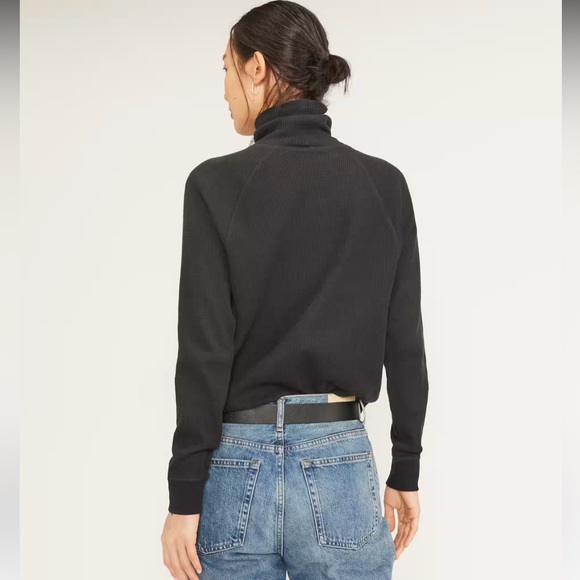 Everlane Waffle Long John Sweater Medium - Picture 3 of 8